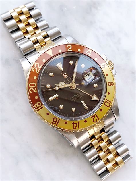 rolex gmt-master 1675 eye of tiger nipple dial brown|Rolex GMT.